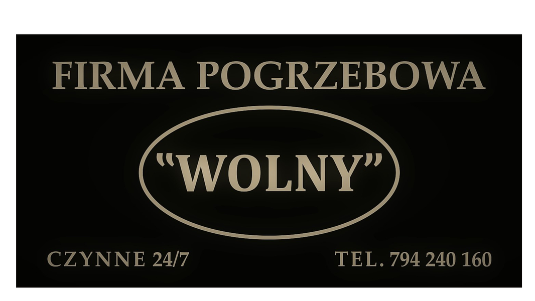 Zdjęcie na okładce dla FIRMA POGRZEBOWA " WOLNY "